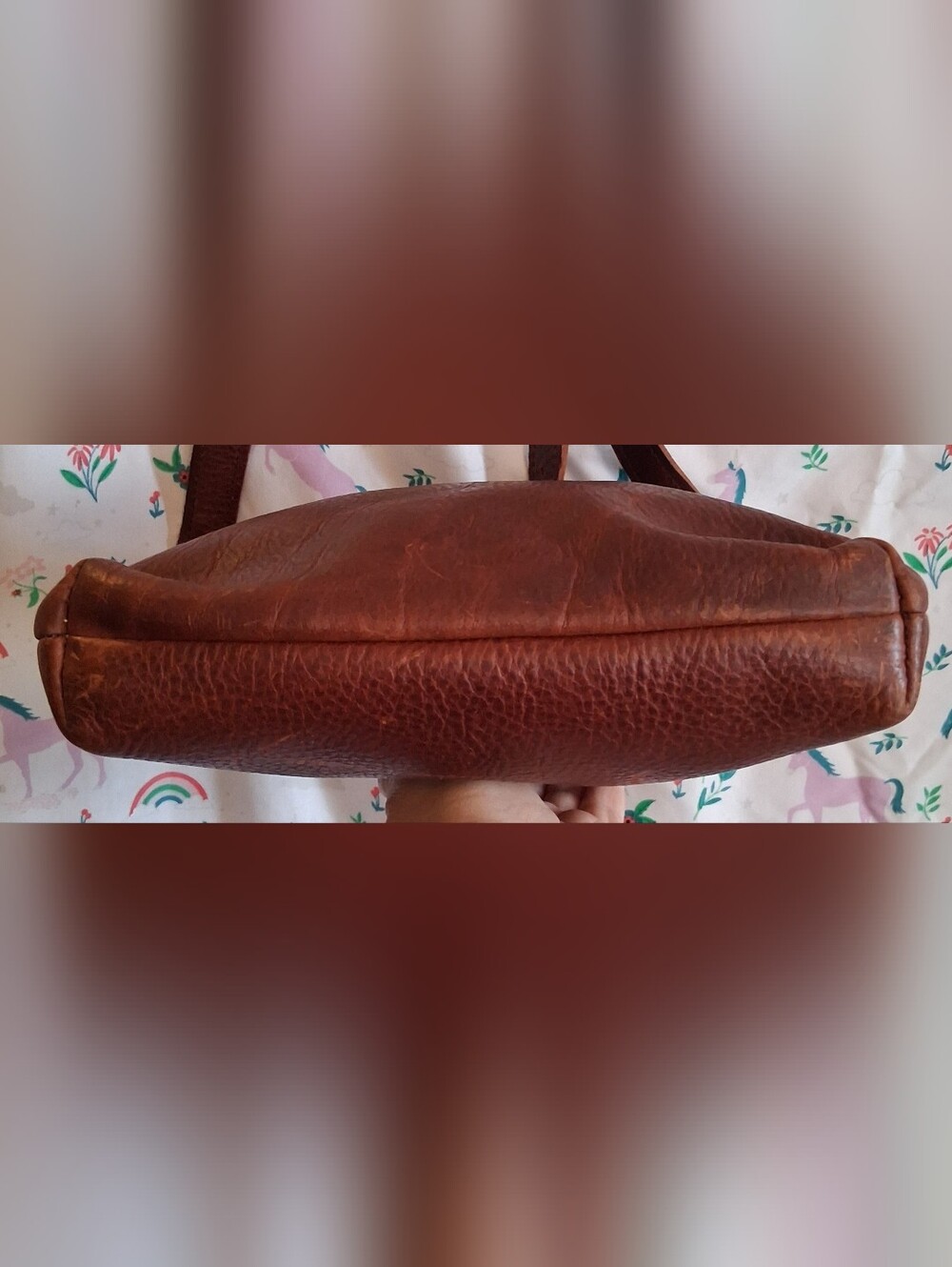 Duluth Lifetime Leather Burgundy Pebble Full-Grain Causal Crossbody Purse Bag - Picture 7 of 13
